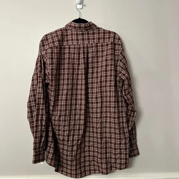 L.L. Bean Long Sleeve Button Down Traditional Fit Plaid Shirt Size L-Tall GUC - Picture 8 of 8